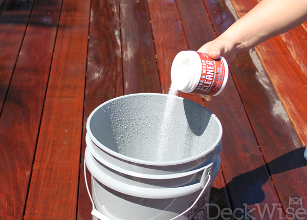 DeckWise Cleaner and Brightener application step 3