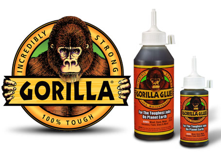 Gorilla Glue waterproof adhesive