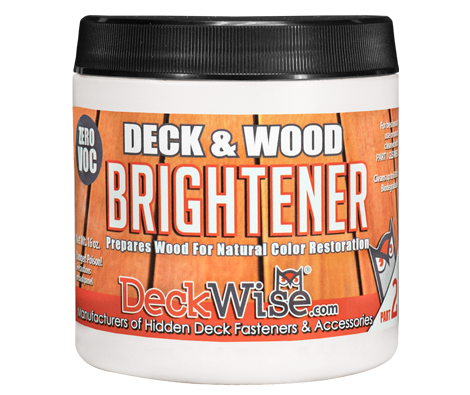 Deckwise Hardwood Deck Brightener and Cleaner