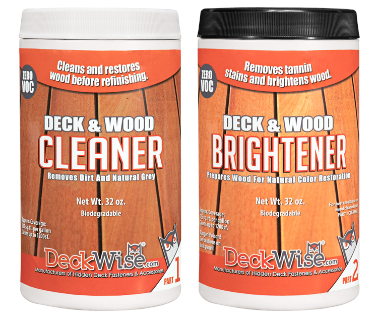 wood deckc cleaner and brightener 32 oz.