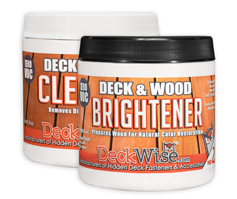 deckwise hardwood cleaner and brightener