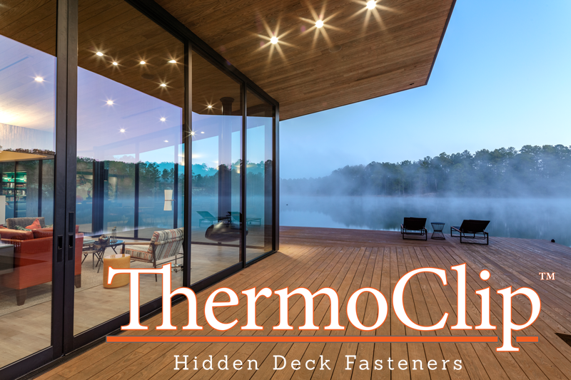 thermally modified wood Hidden Deck Fasteners