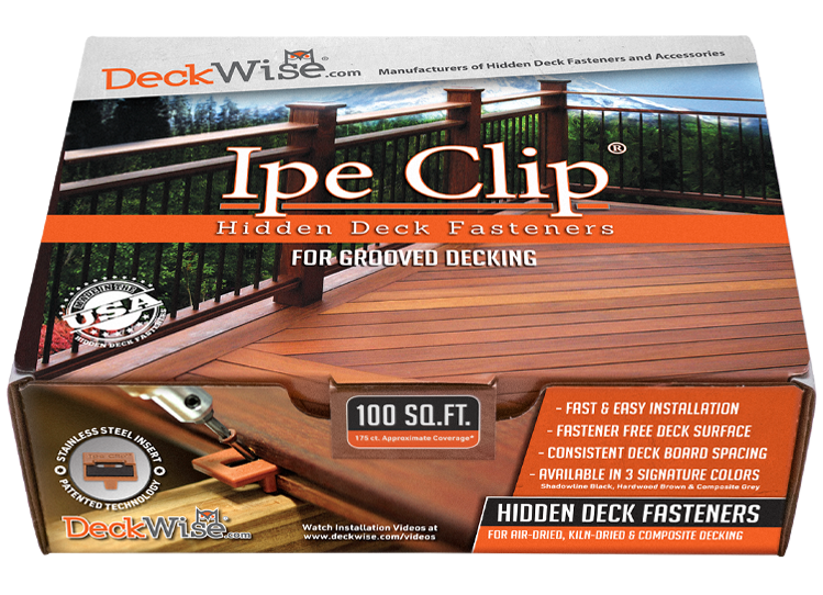 DeckWise Ipe Clip Fasteners
