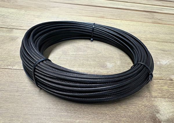 DeckWise® WiseRail® Stainless Steel Black Cable Wire