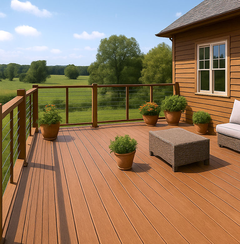 DeckWise® WiseRail® DIY cable railing kit
