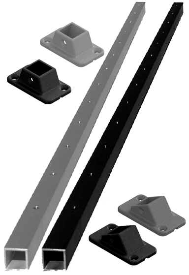 aluminum cable brace stairs
