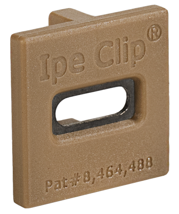 Ipe Clip® Extreme4® Hardwood Brown front view