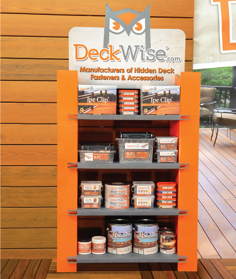 deckwise counter top display alternative