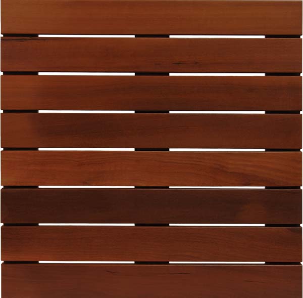 Massaranduba WiseTile® hardwood deck tile