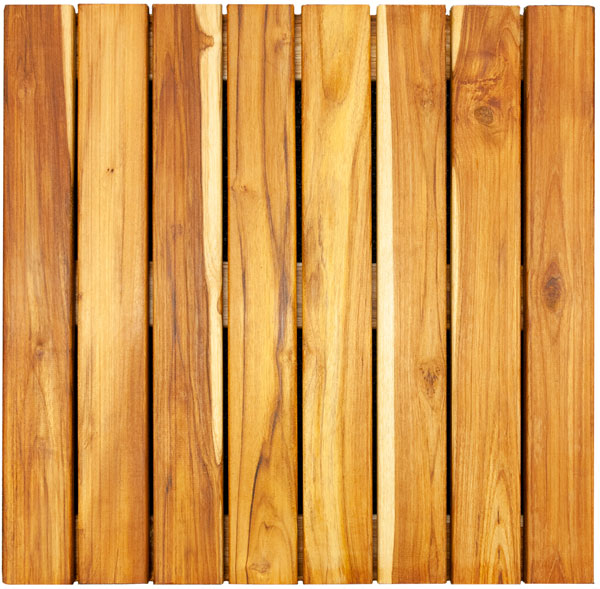 Tigerwood WiseTile® hardwood deck tile