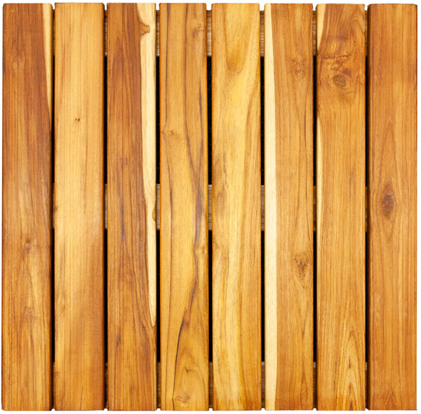 Tigerwood WiseTile® hardwood deck tile