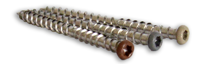 DeckWise Composite Screws three color options