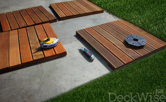 Installing Deck Tiles