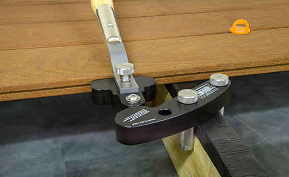 Straightening Tool for Deck Boards