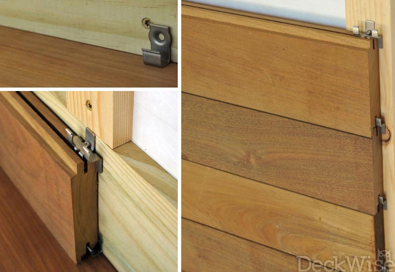 Installing Wood Decks - How to Hide Fasteners - Hidden Deck Screws