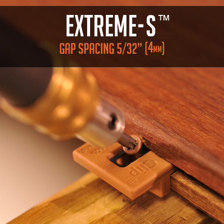 Ipe Clip® Extreme4® gap spacing