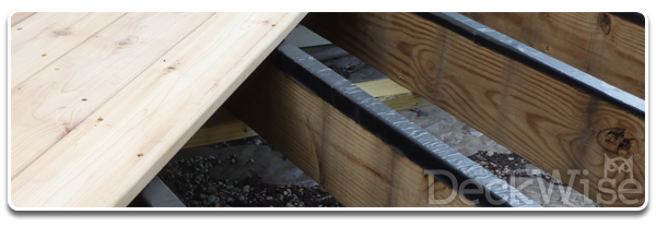 Deck Joist Barrier Tape Prevents Exotic Wood Rot DeckWise