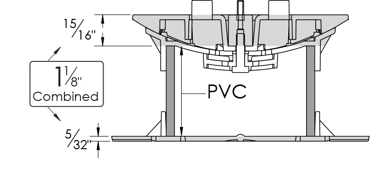 Altitudes Pedestal® system SPVC-2656