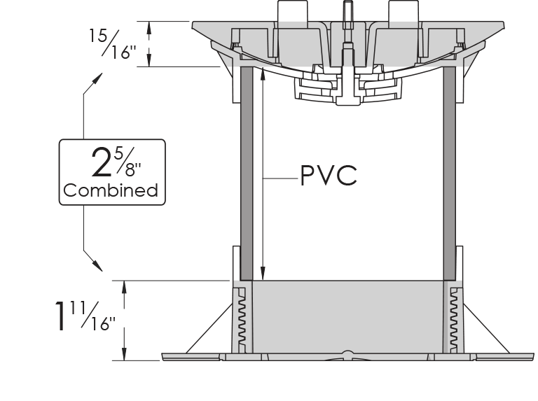 Altitudes Pedestal® system SPVC-2656