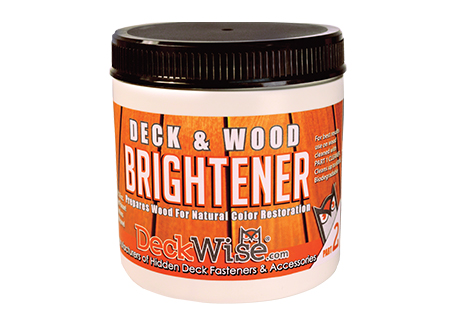 deckwise hardwood deck brightener part 2