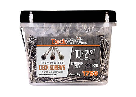 DeckWise Composite decking screws