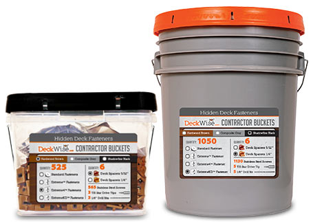 Contractor Buckets from DeckWise