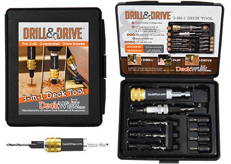 deckwise drill and drive 3-in-1 decking tool kit
