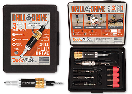 deckwise drill and drive 3-in-1 decking tool kit