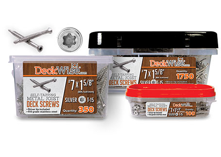 deckwise metal joist deck screws