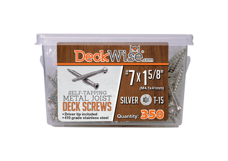 DeckWise Self Tapping Metal Joist Screws