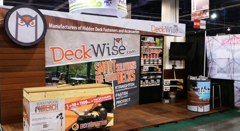 deckwise tradeshow booth