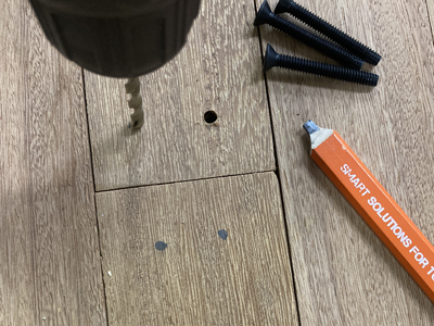 Installing DeckWise Trim Head Screw