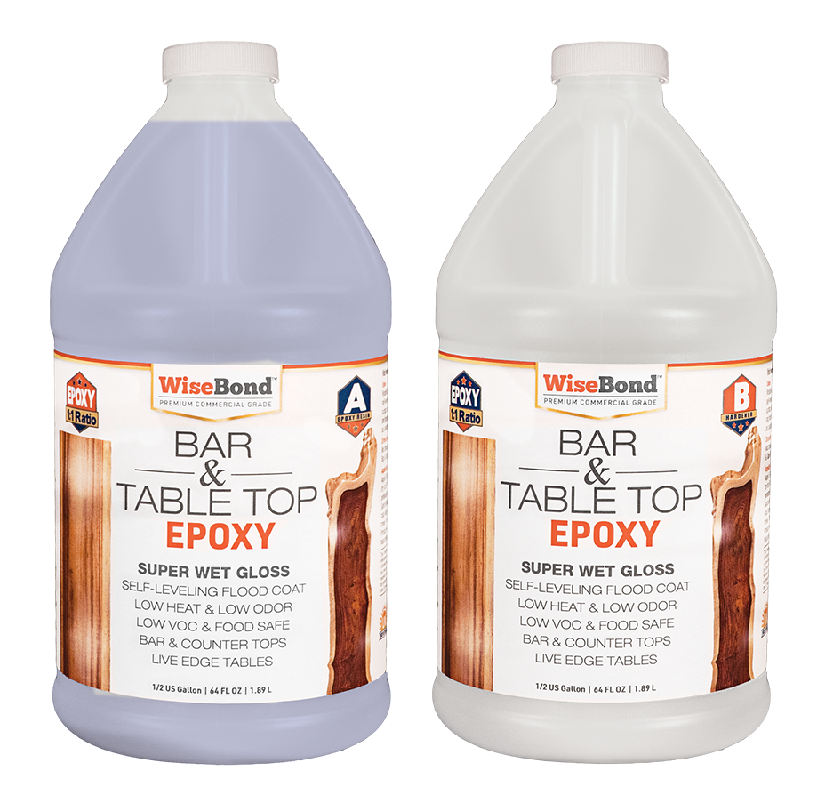 WiseBond Bar and Table Top Epoxy 1 Gallon