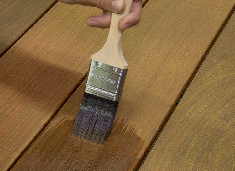 Applying Ipe Oil Hardwood Deck Finish